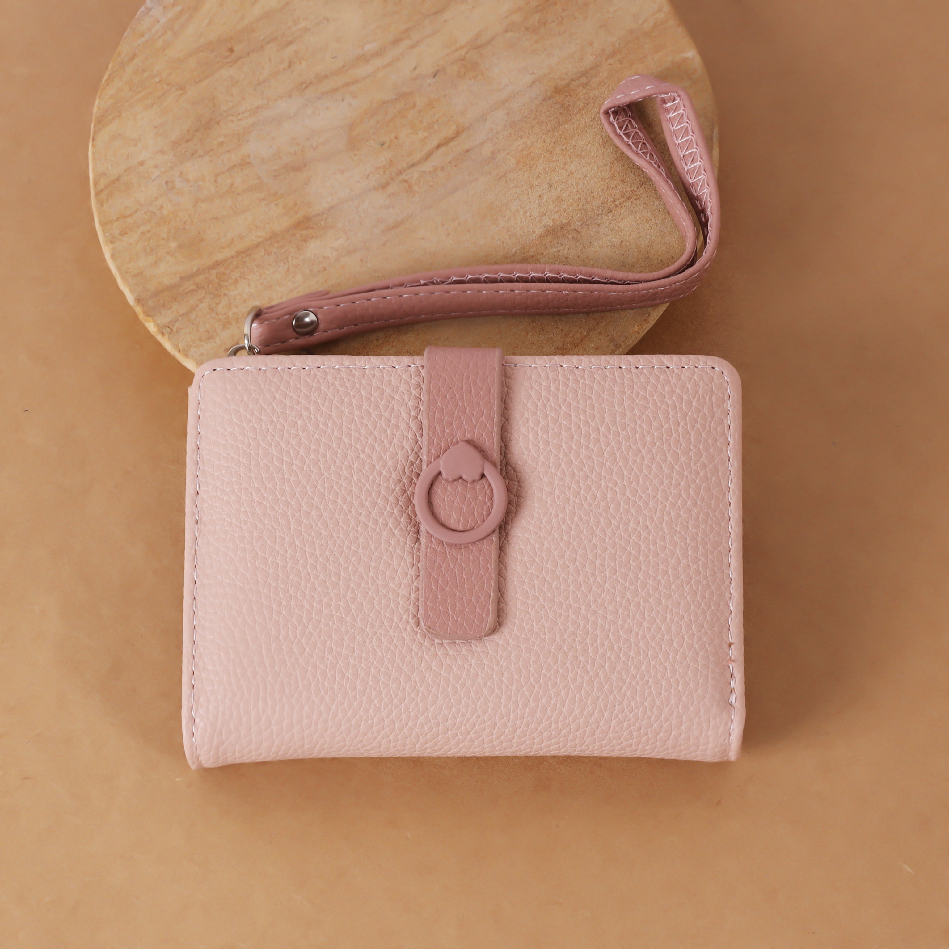 The 'Style Switch' Essential Bifold: Vegan Leather Wristlet Wallet