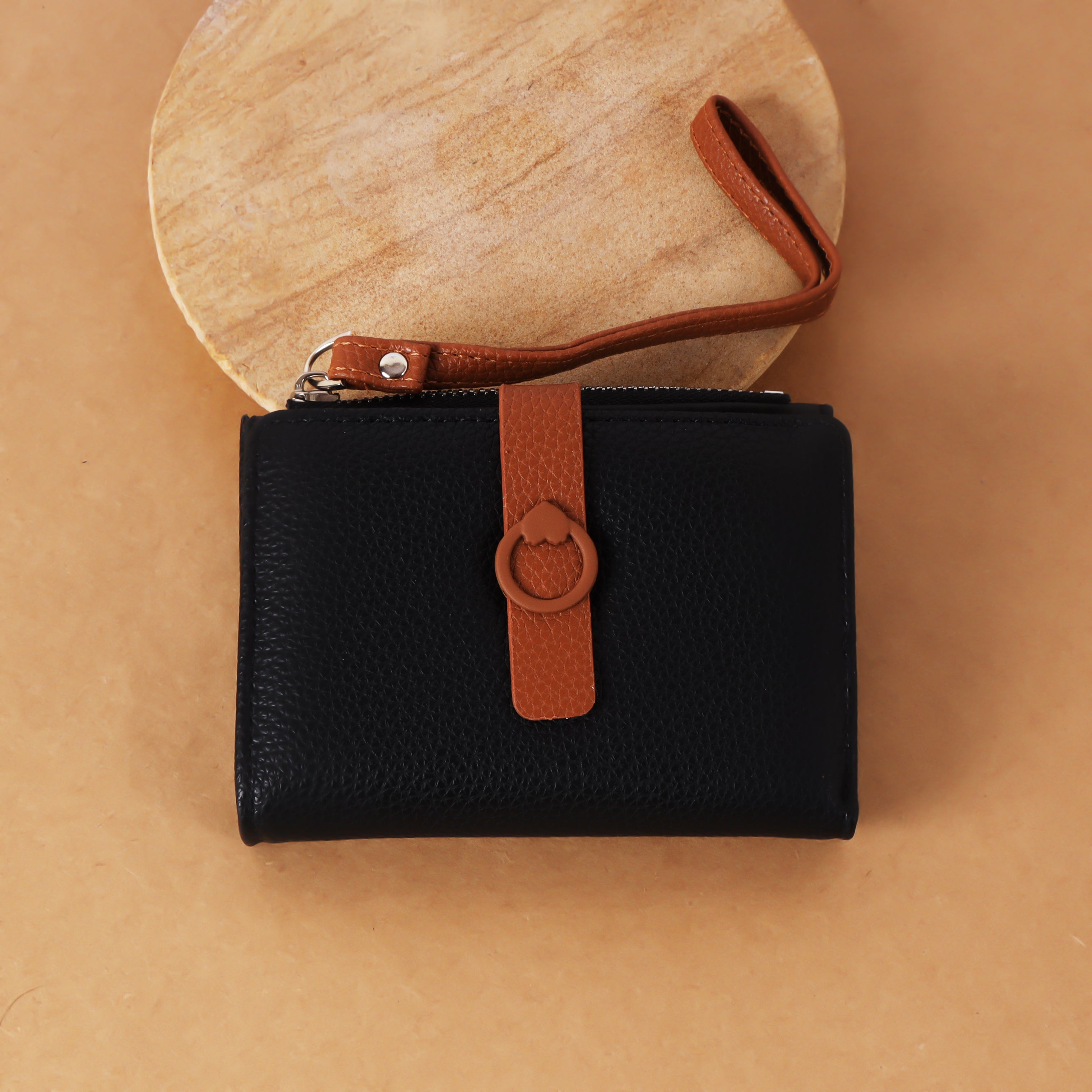 The 'Style Switch' Essential Bifold: Vegan Leather Wristlet Wallet