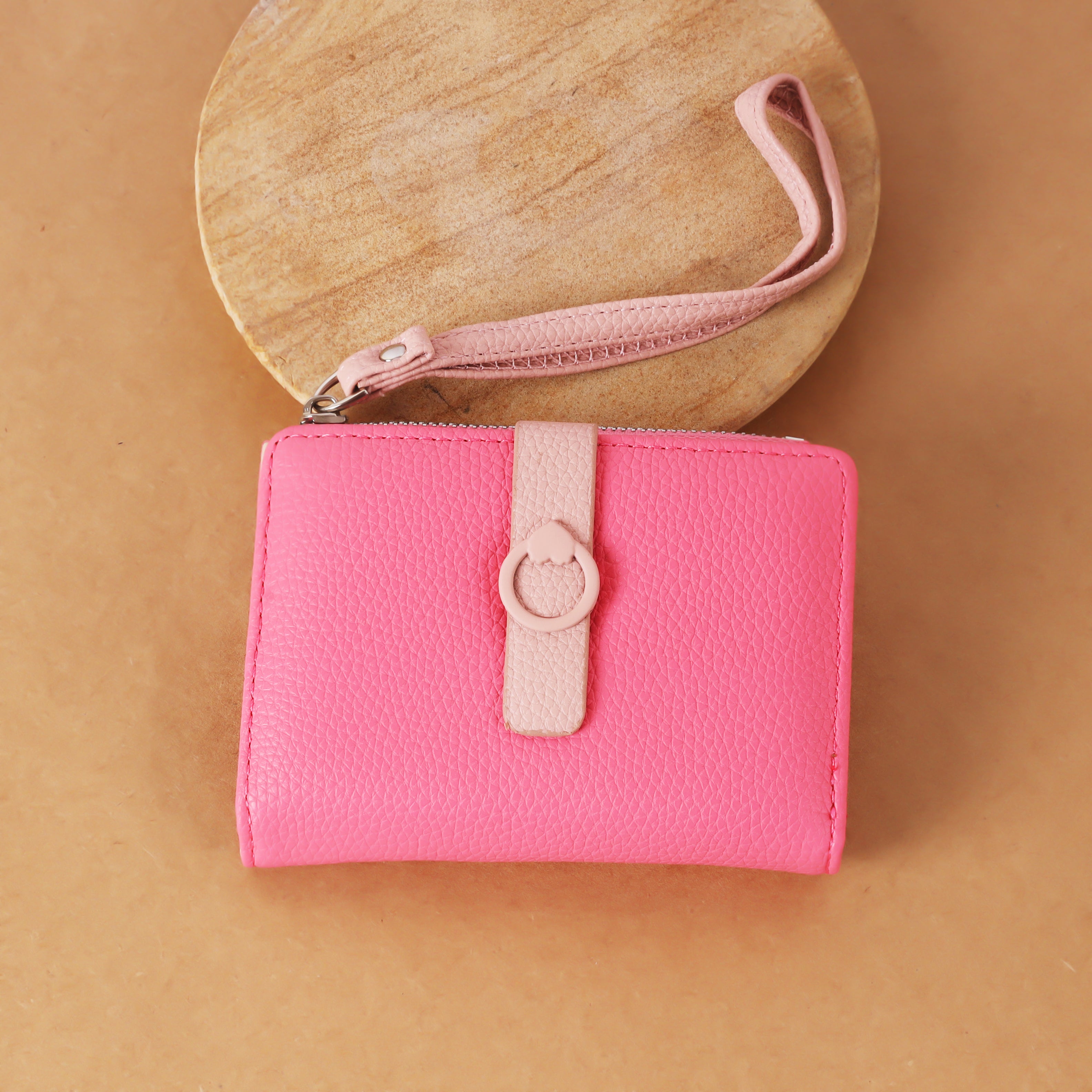 The 'Style Switch' Essential Bifold: Vegan Leather Wristlet Wallet