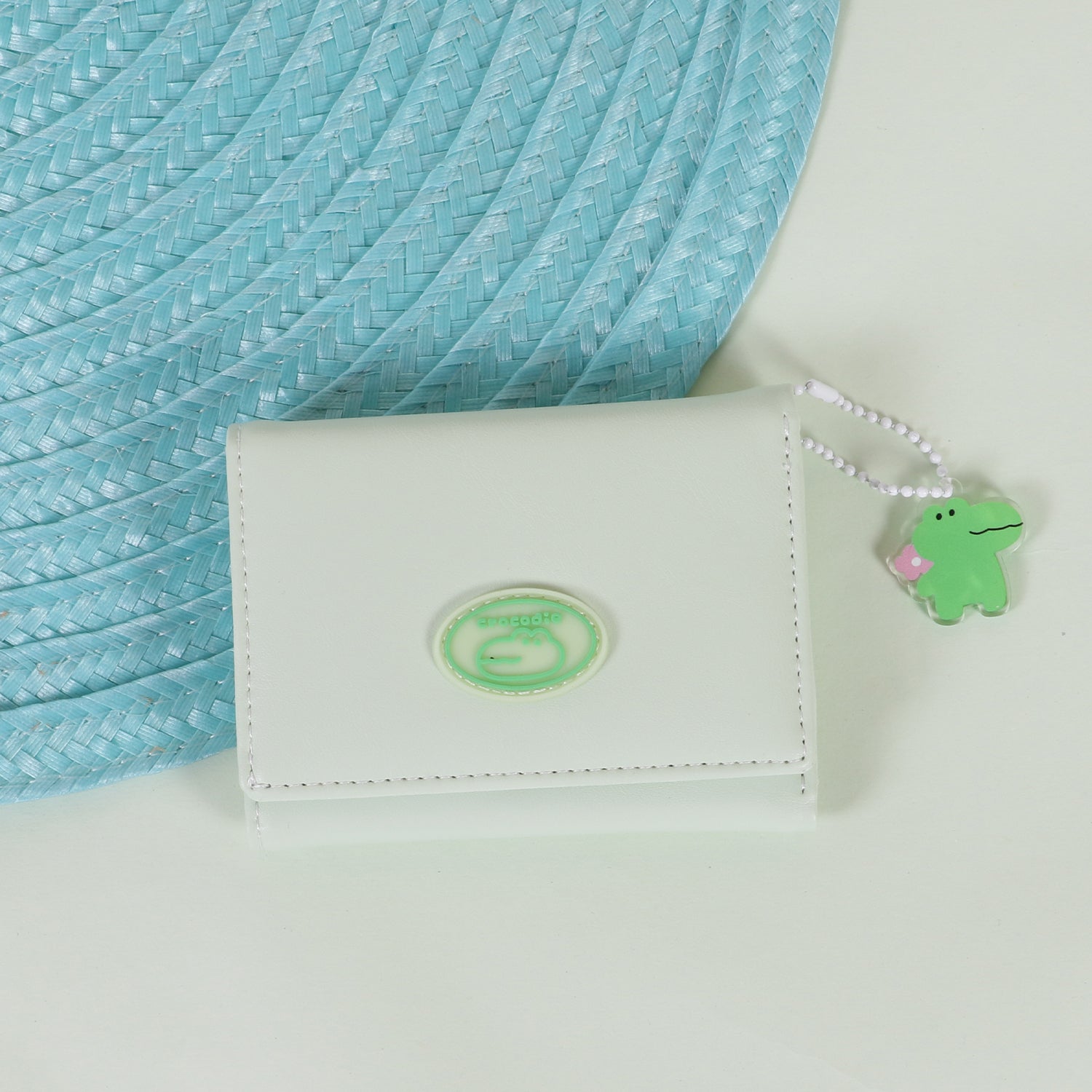 The "Pocket Pal" Mini Wallet: Kawaii Patch & Charm Trifold