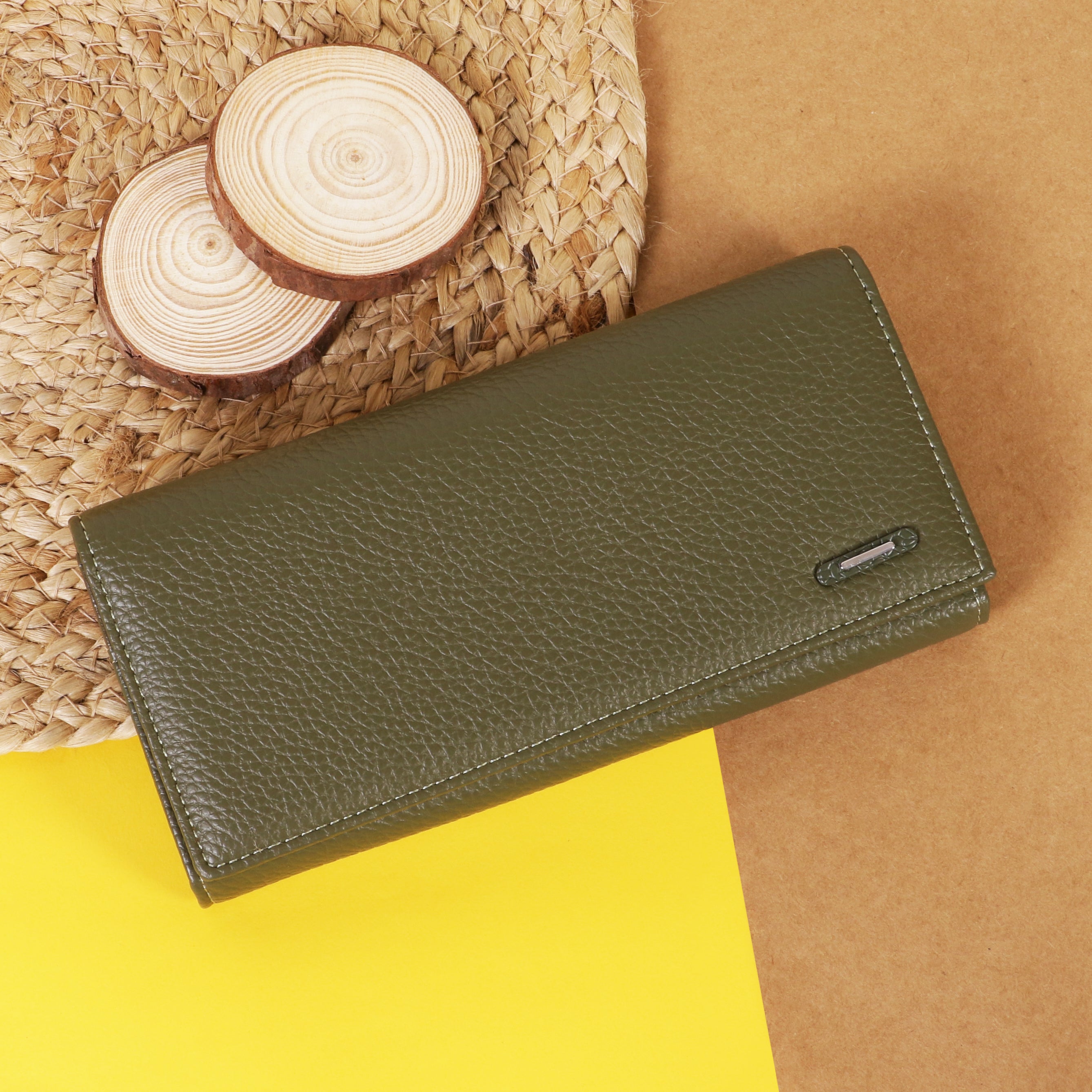 Premium PU Leather Long Wallet for Women – Elegant & Multi-Color Design