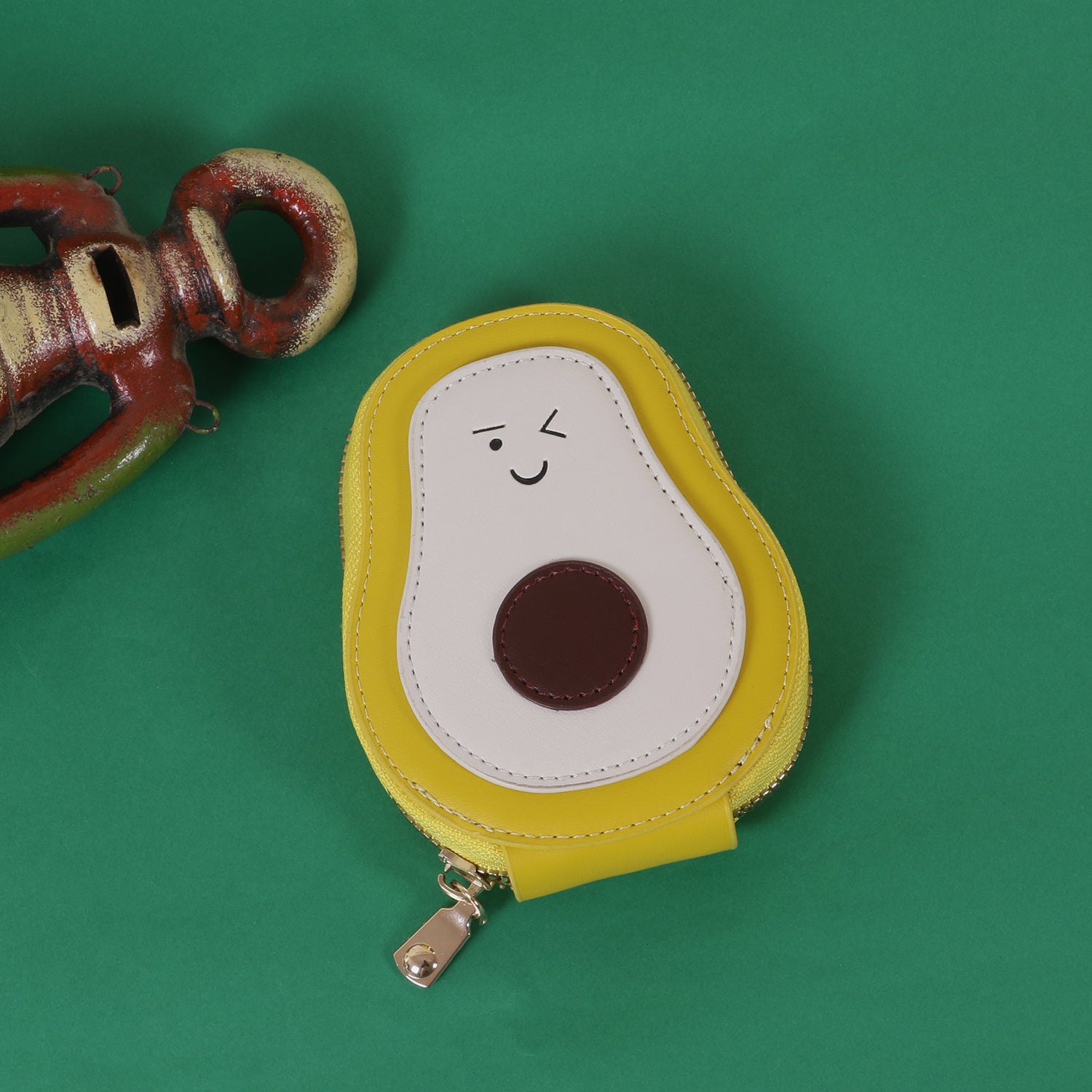 The "Avoca-Do-It-All" Card Holder: Fun Shaped Zip Wallet