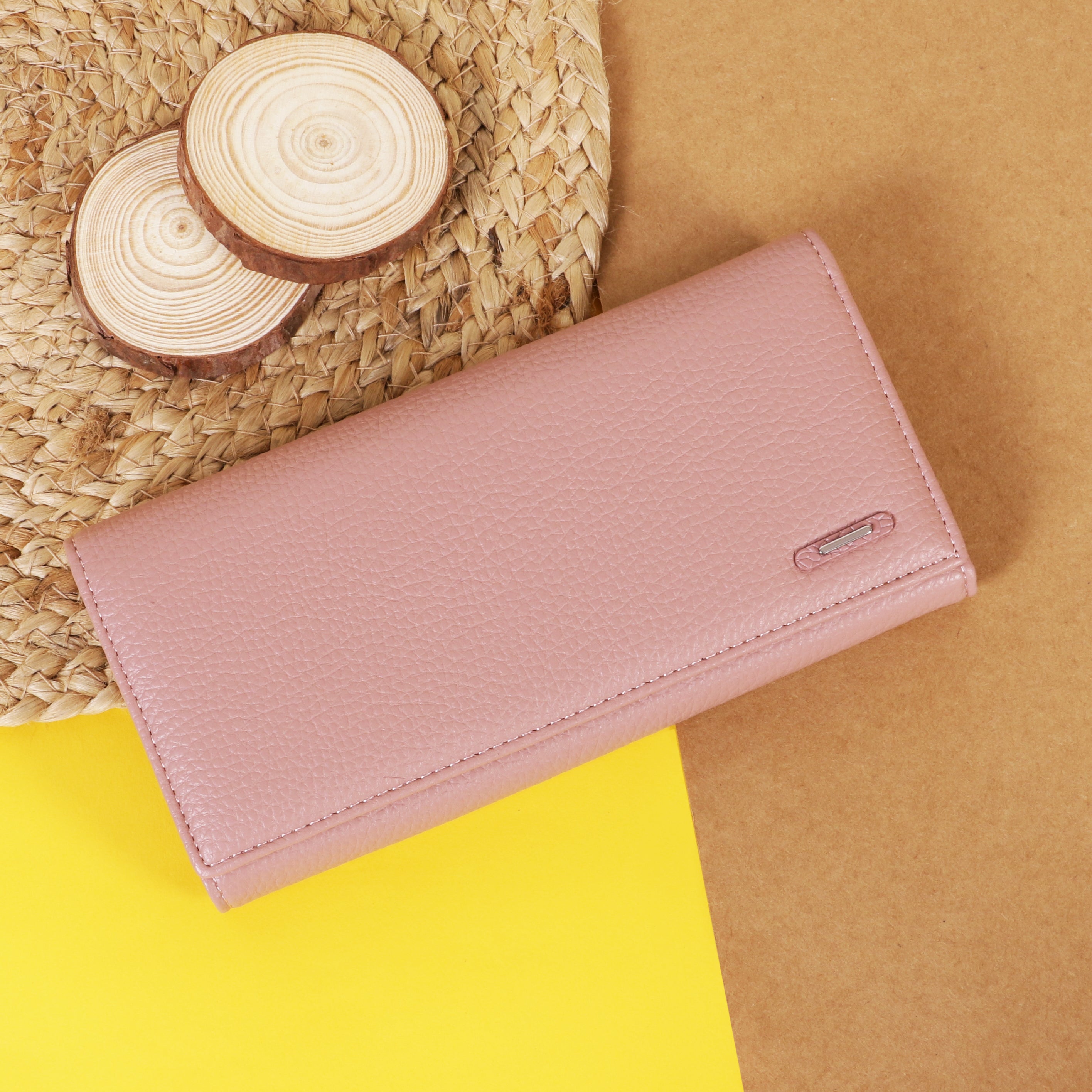 Premium PU Leather Long Wallet for Women – Elegant & Multi-Color Design