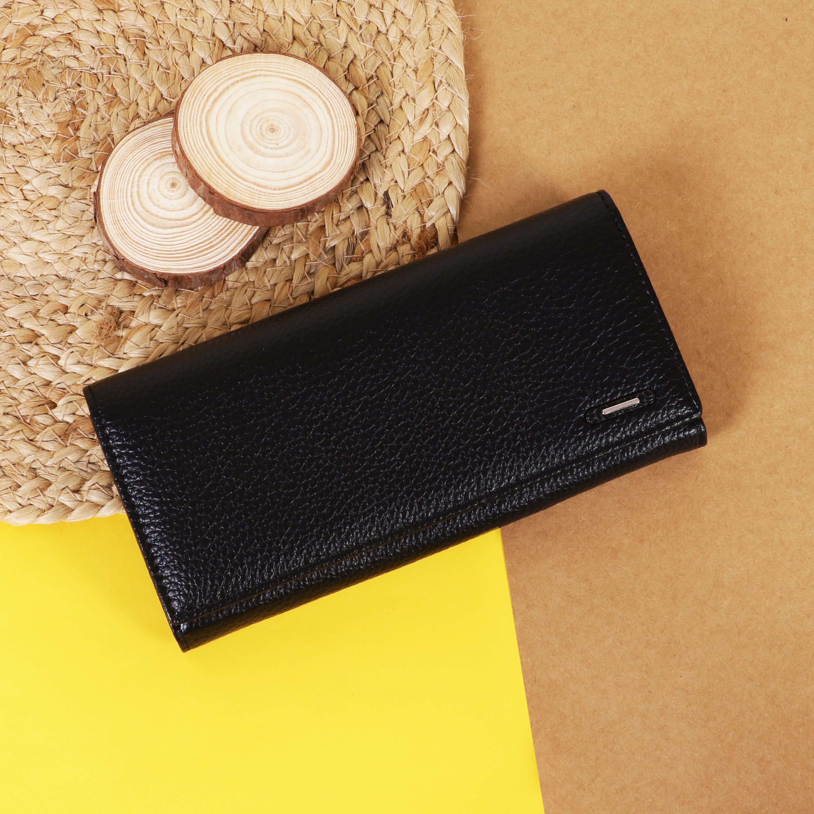 Premium PU Leather Long Wallet for Women – Elegant & Multi-Color Design